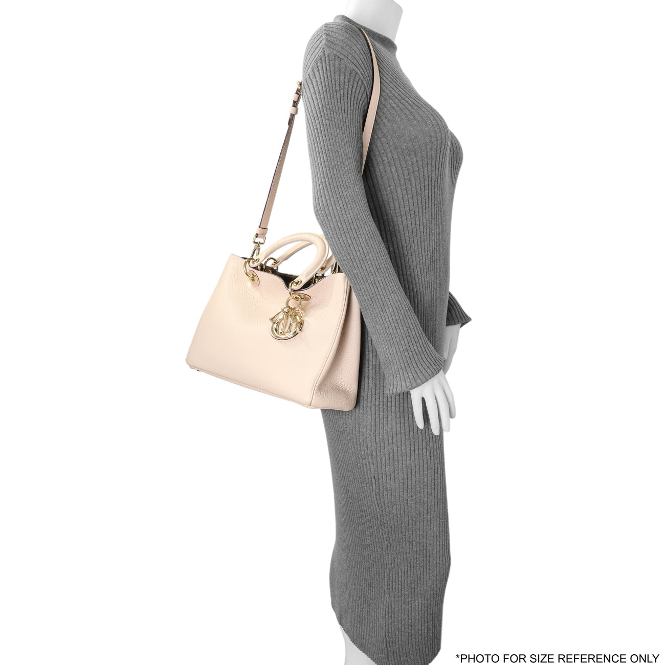 Exclusive Christian Dior Rose Poudre Bullcalf Medium Diorissimo — Alternate View 16