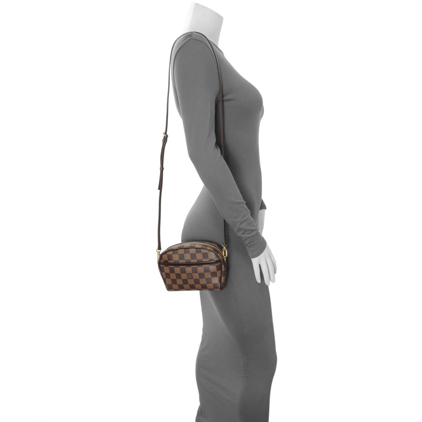 Exclusive Louis Vuitton Damier Ebene Pochette Ipanema — Alternate View 7