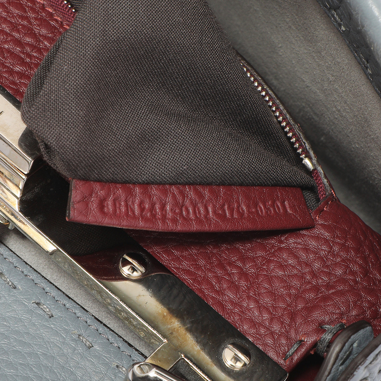 Exclusive Fendi Tempesta Calfskin Romano Selleria Mini Peekaboo Iconic Satchel — Alternate View 7