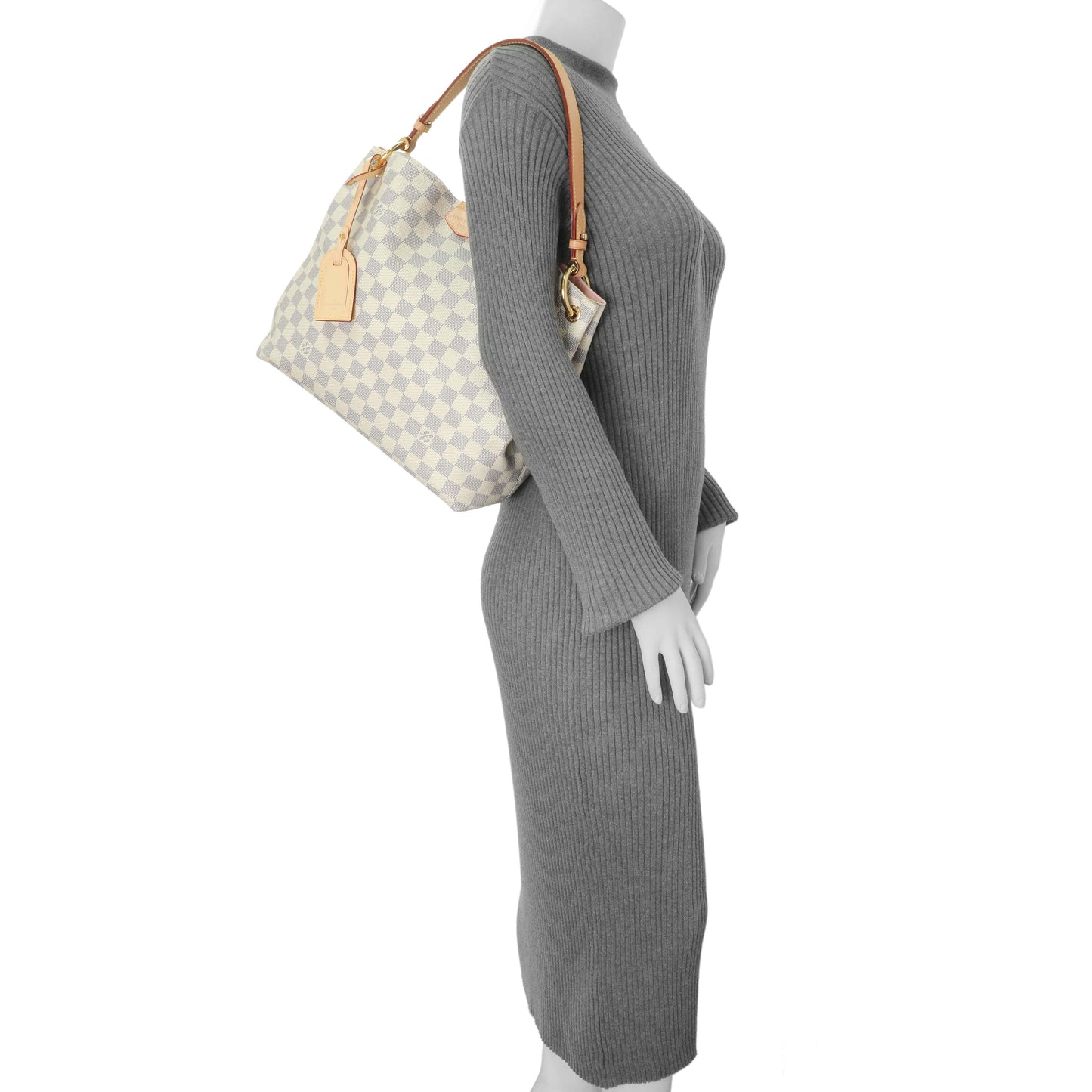 Exclusive Louis Vuitton Damier Azur Graceful PM — Alternate View 11