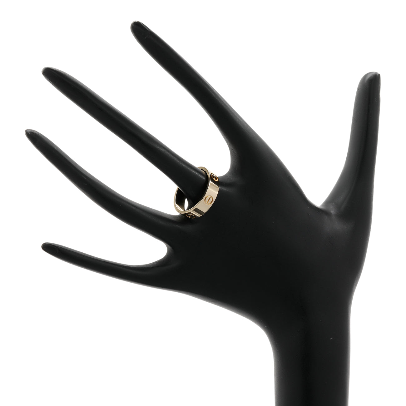 Exclusive Cartier 18K Yellow Gold Classic Love Ring — Back View