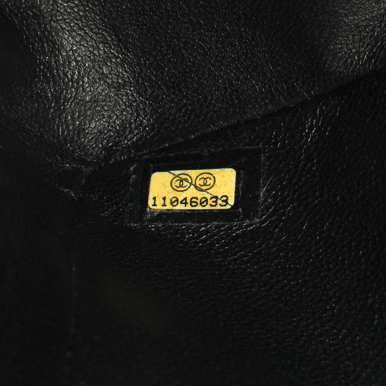 Exclusive Chanel Black Quilted Caviar Medium Classic Double Flap — Lifestyle View