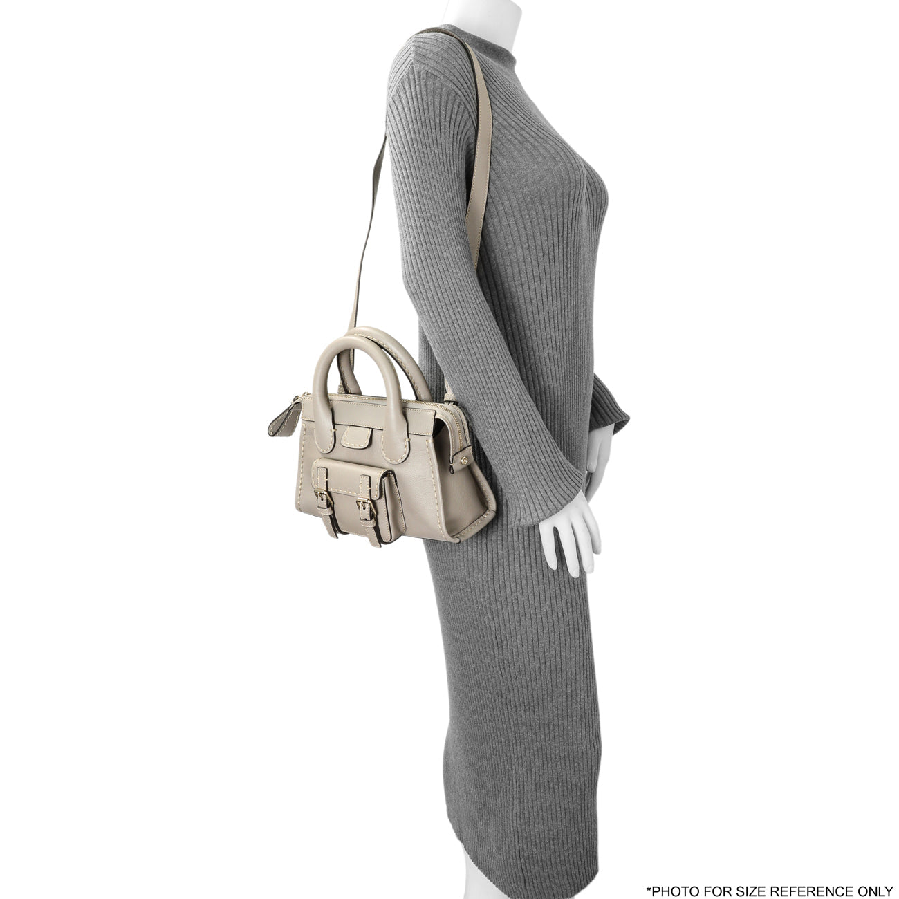 Exclusive Chloe Cashmere Grey Buffalo Mini Edith — Alternate View 7