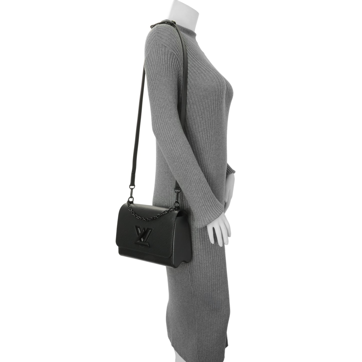 Exclusive Louis Vuitton Black Epi Twist Shoulder Bag MM — Alternate View 10