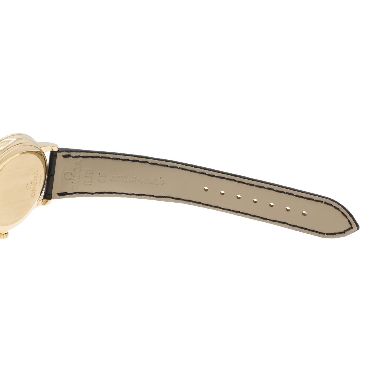 Exclusive Omega 18K Yellow Gold Deville Prestige Automatic 4612.30.02 — Detail View