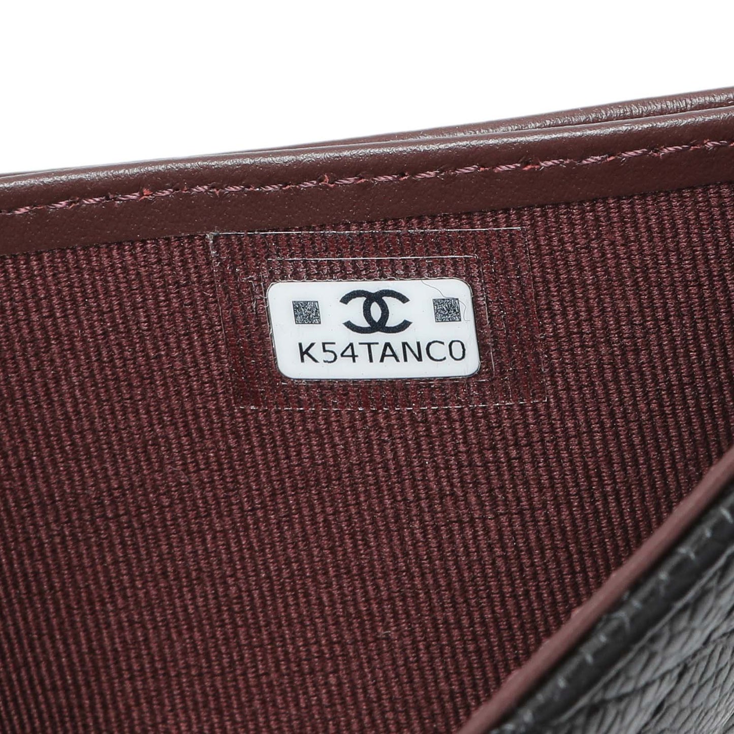 Exclusive Chanel Black Quilted Caviar Compact Flap Wallet — Lifestyle View