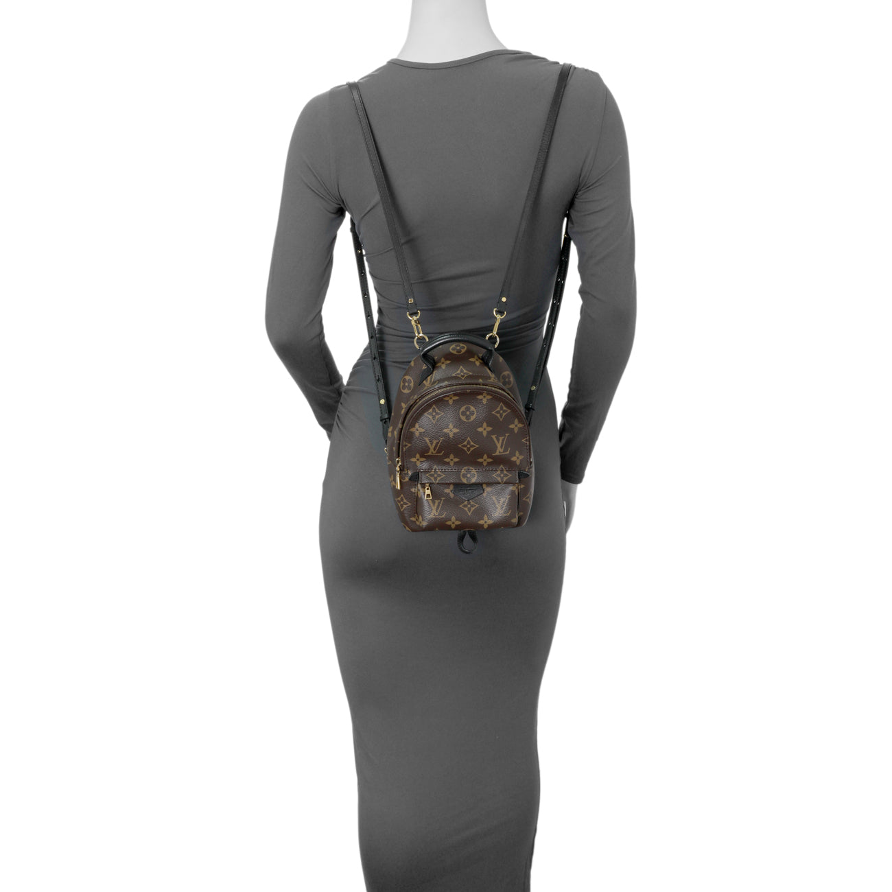 Exclusive Louis Vuitton Monogram Palm Springs Backpack Mini — Alternate View 7