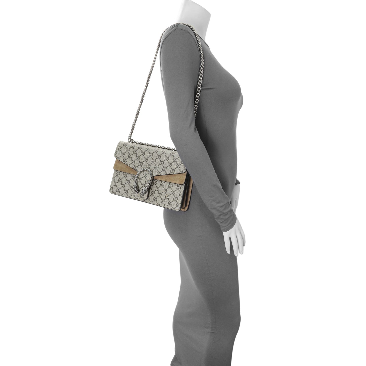 Exclusive Gucci Supreme Canvas Dionysus Flap Small — Alternate View 11