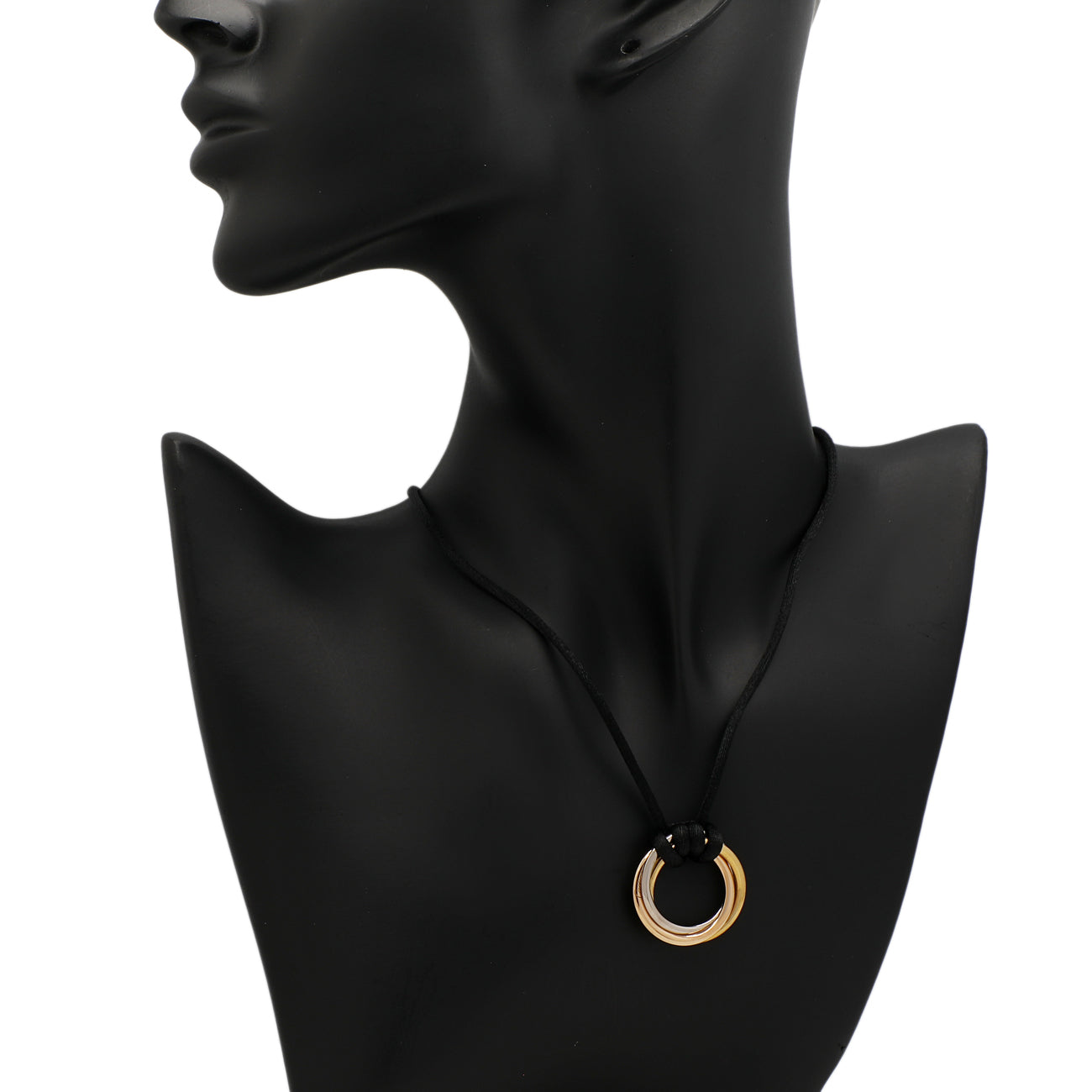 Exclusive Cartier 18K Trinity Pendant Necklace — Top View