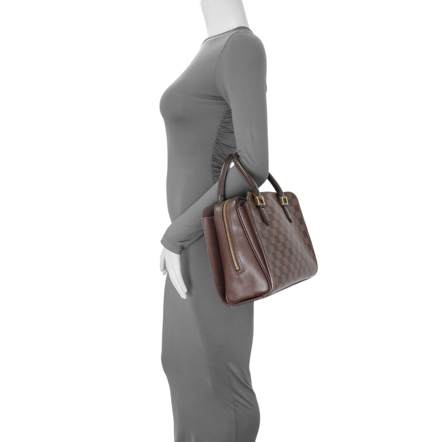 Exclusive Louis Vuitton Damier Ebene Triana Bag — Alternate View 11