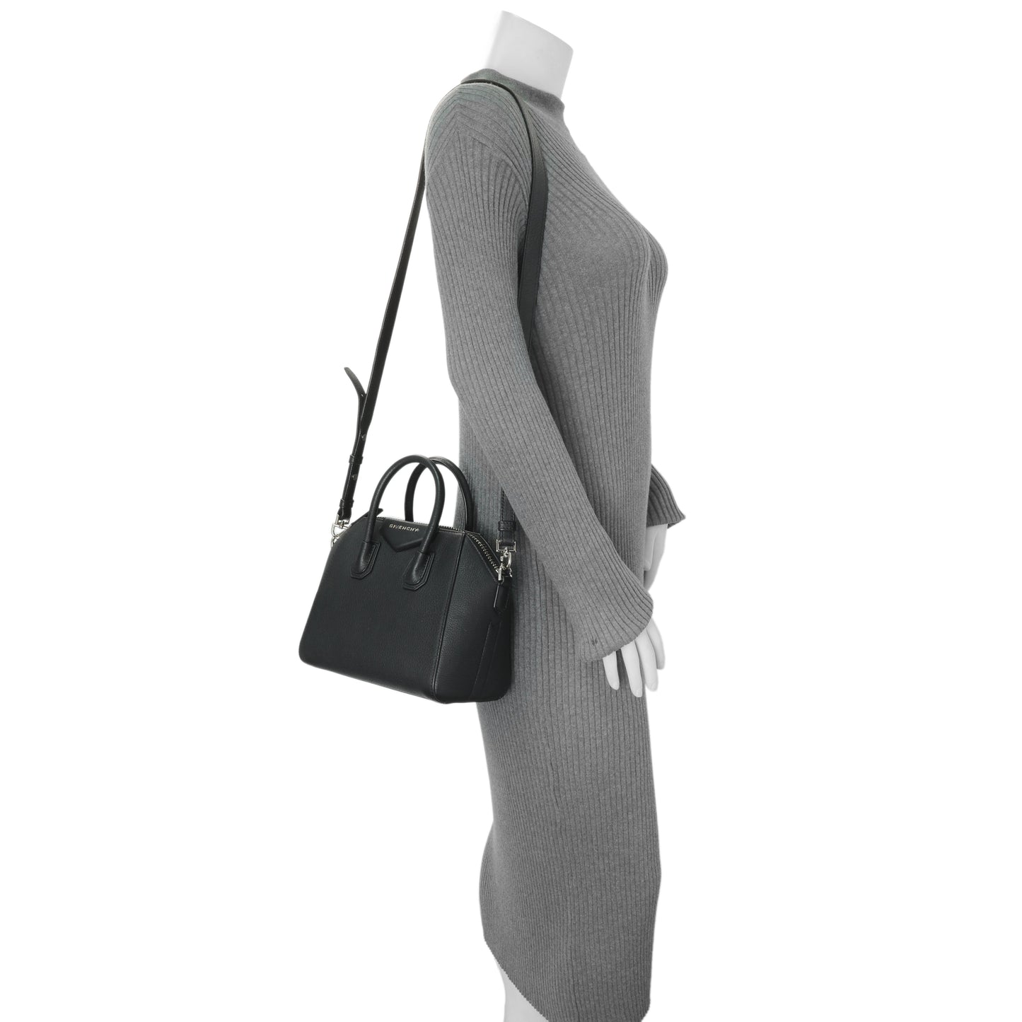 Exclusive Givenchy Black Sugar Goatskin Mini Antigona — Alternate View 11