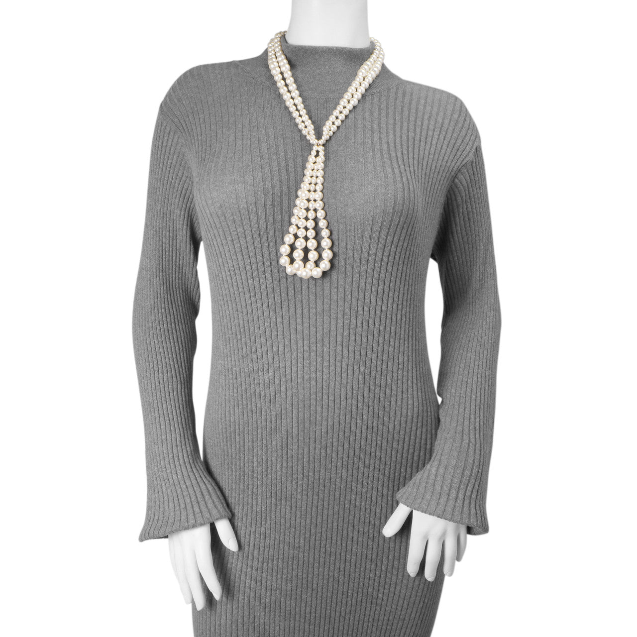 Exclusive Chanel Pearl Double Strand Necklace — Detail View