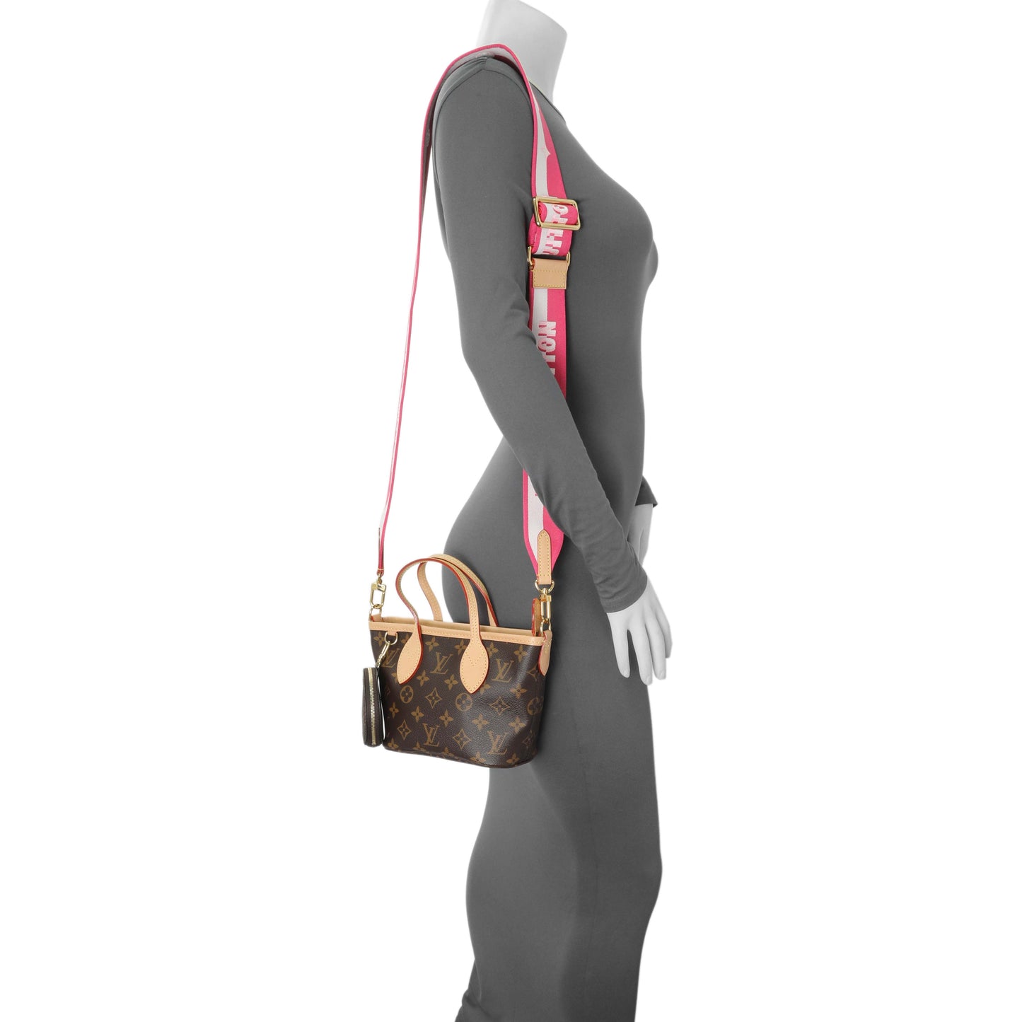 Exclusive Louis Vuitton Monogram Neverfull BB — Detail View