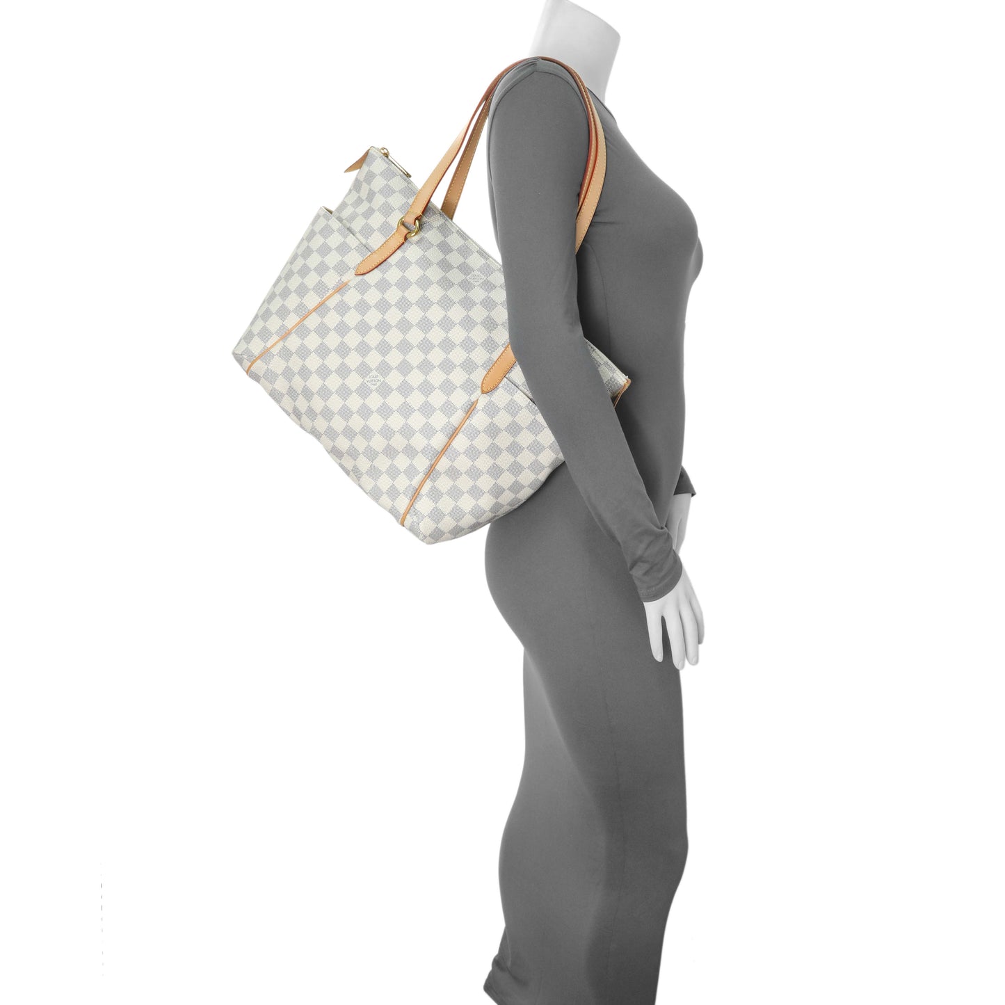 Exclusive Louis Vuitton Damier Azur Totally MM — Alternate View 11
