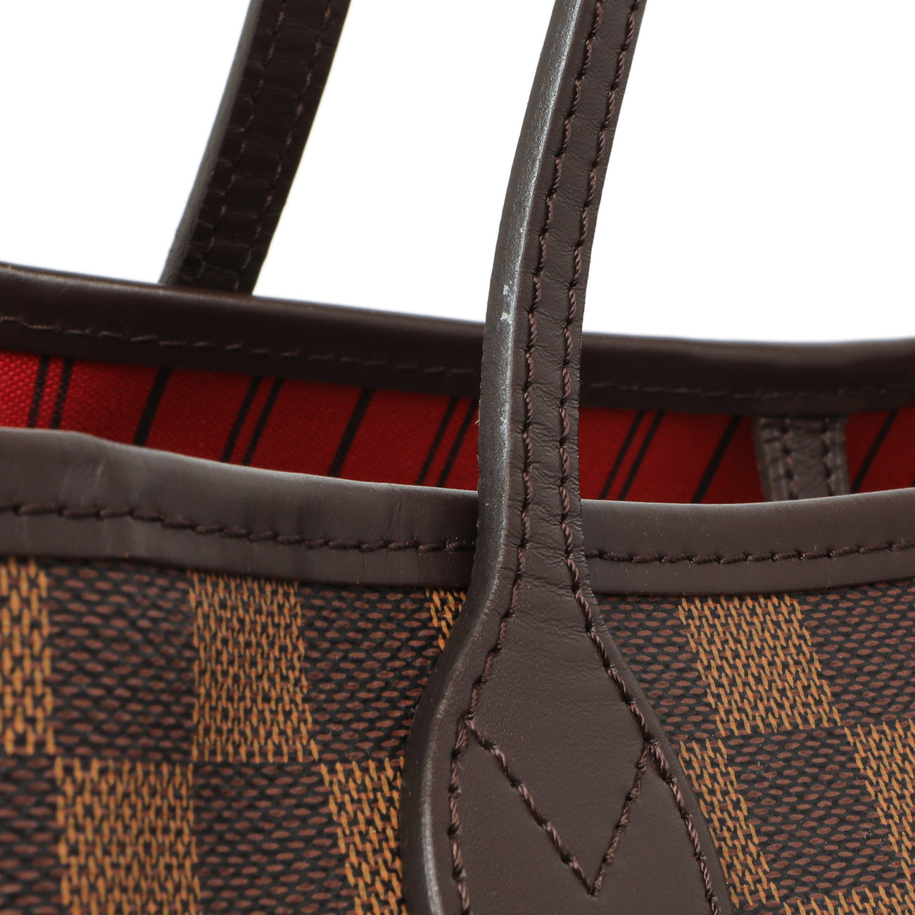 Exclusive Louis Vuitton Damier Ebene Neverfull MM — Alternate View 17