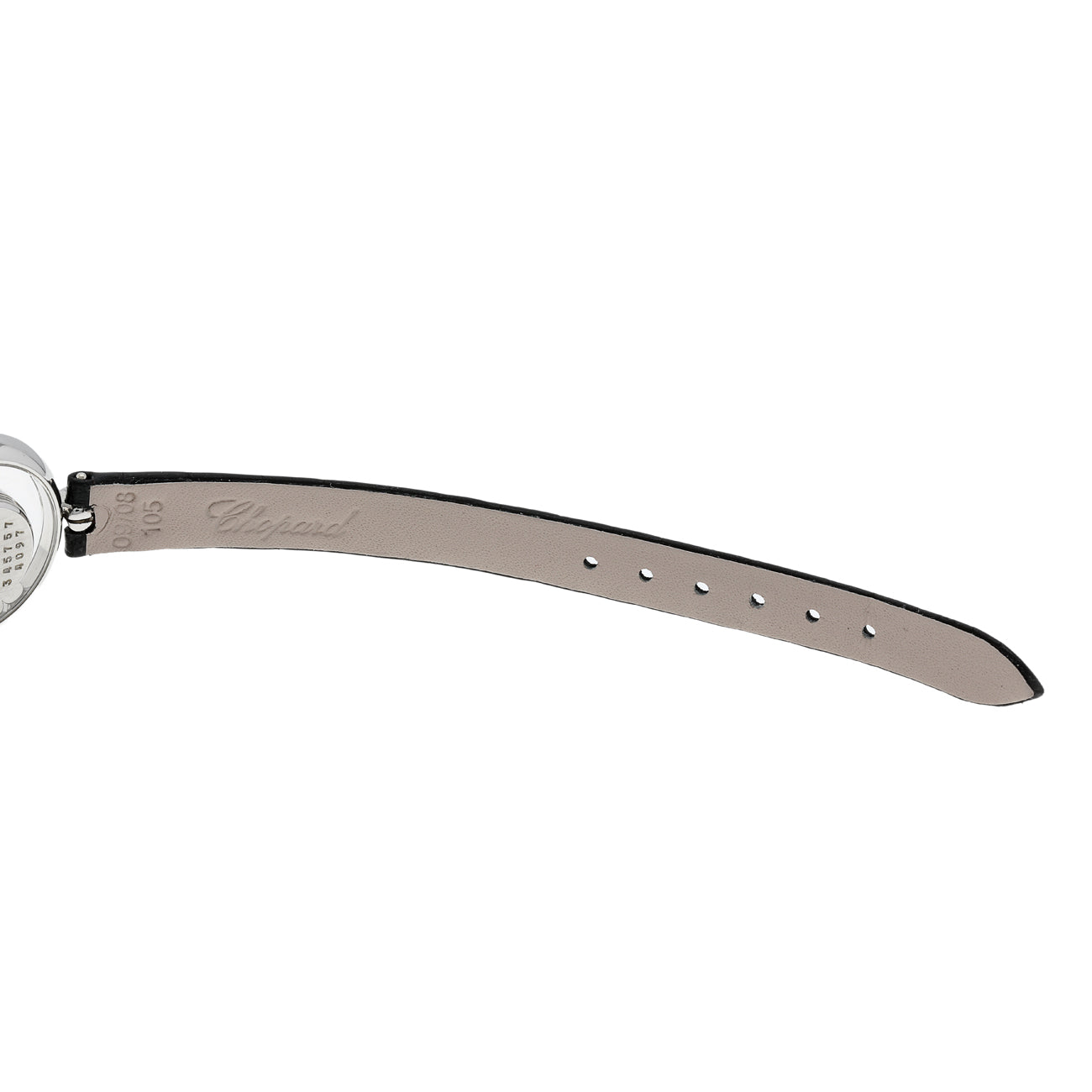 Exclusive Chopard 18K White Gold Happy Diamonds 20/3957 — Detail View