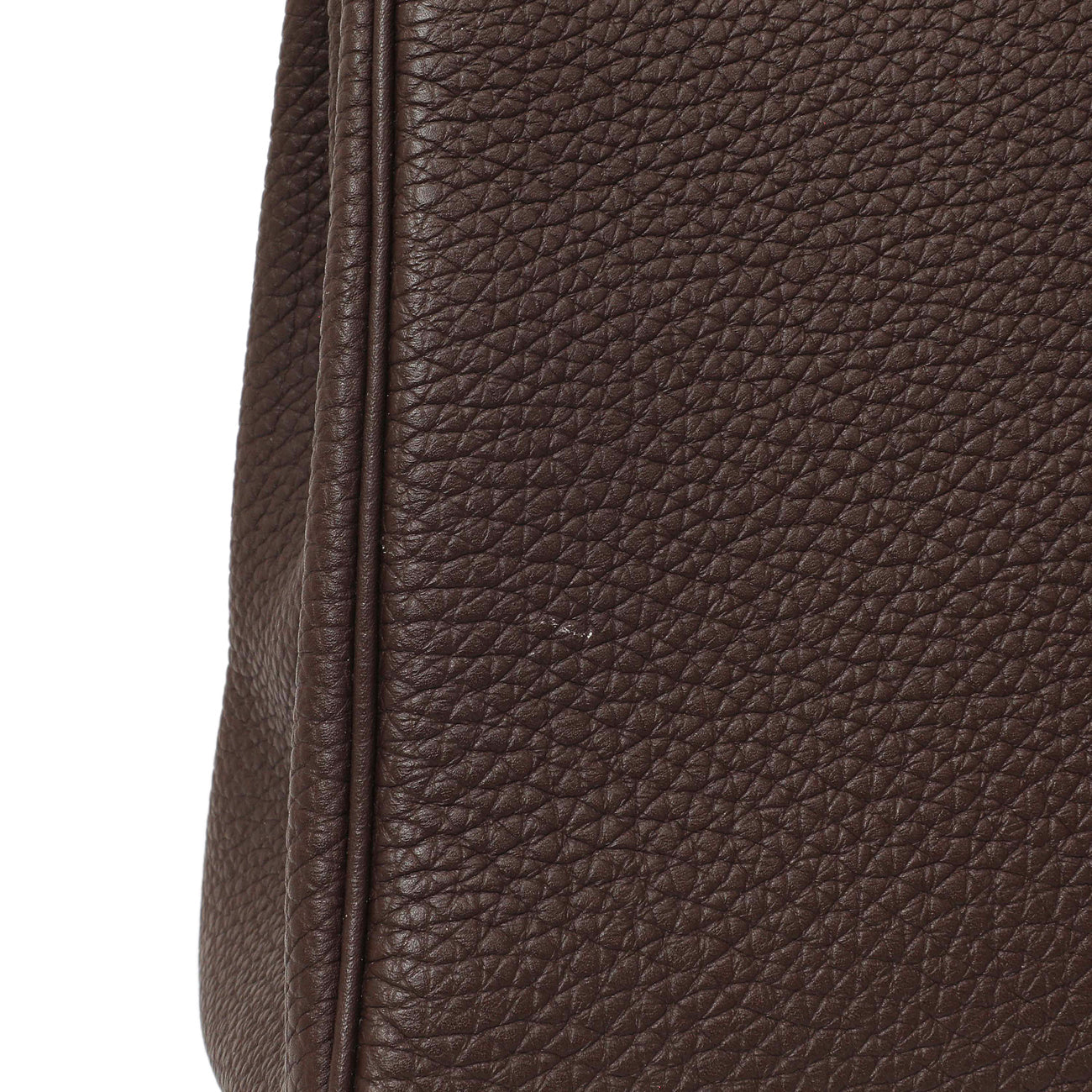 Exclusive Hermes Chocolate Togo Kelly Retourne 28 — Alternate View 11