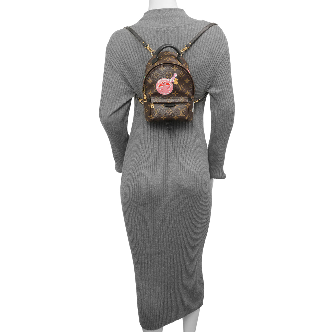 Exclusive Louis Vuitton Monogram My World Tour Palm Springs Backpack Mini — Alternate View 11