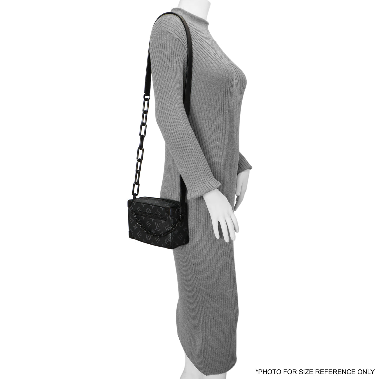 Exclusive Louis Vuitton Monogram Eclipse Mini Soft Trunk — Alternate View 11