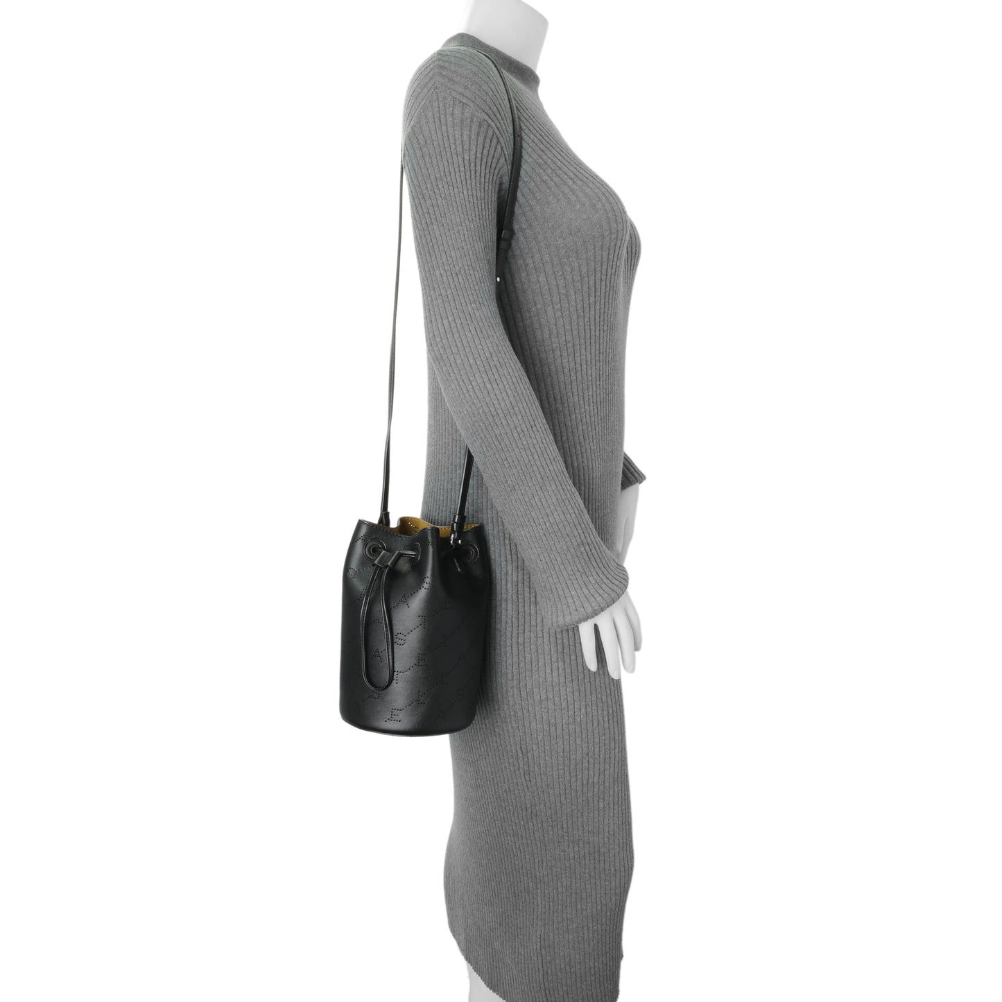 Exclusive Stella McCartney Perforated Eco Alter Nappa Mini Bucket Bag — Alternate View 7