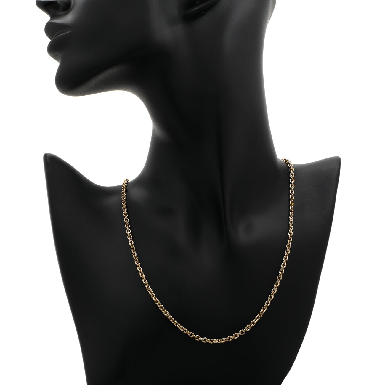 Exclusive Bulgari 18K Yellow Gold Chain Necklace — Back View