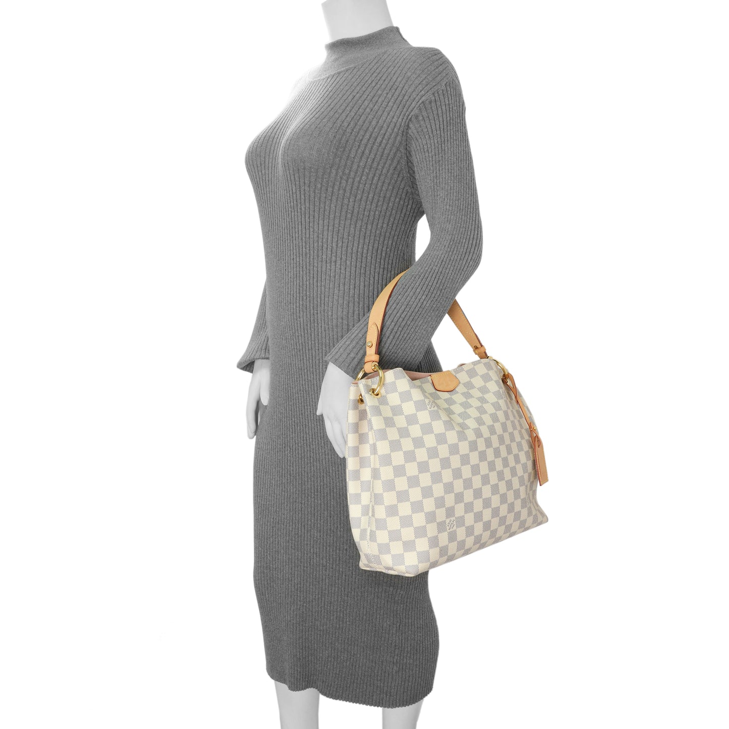 Exclusive Louis Vuitton Damier Azur Graceful PM — Alternate View 11
