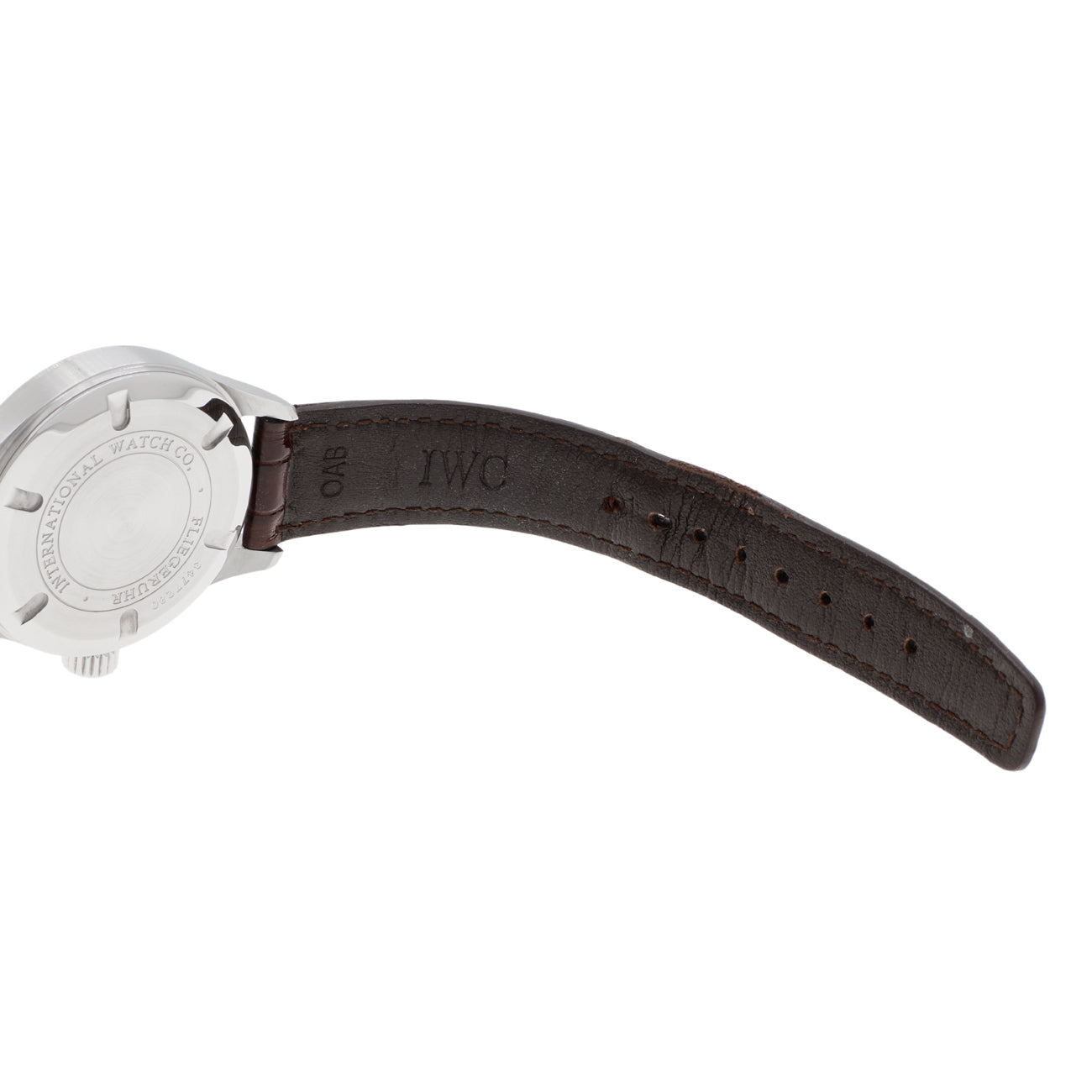 Exclusive IWC Stainless Steel Pilot Midsize IW325601 — Detail View