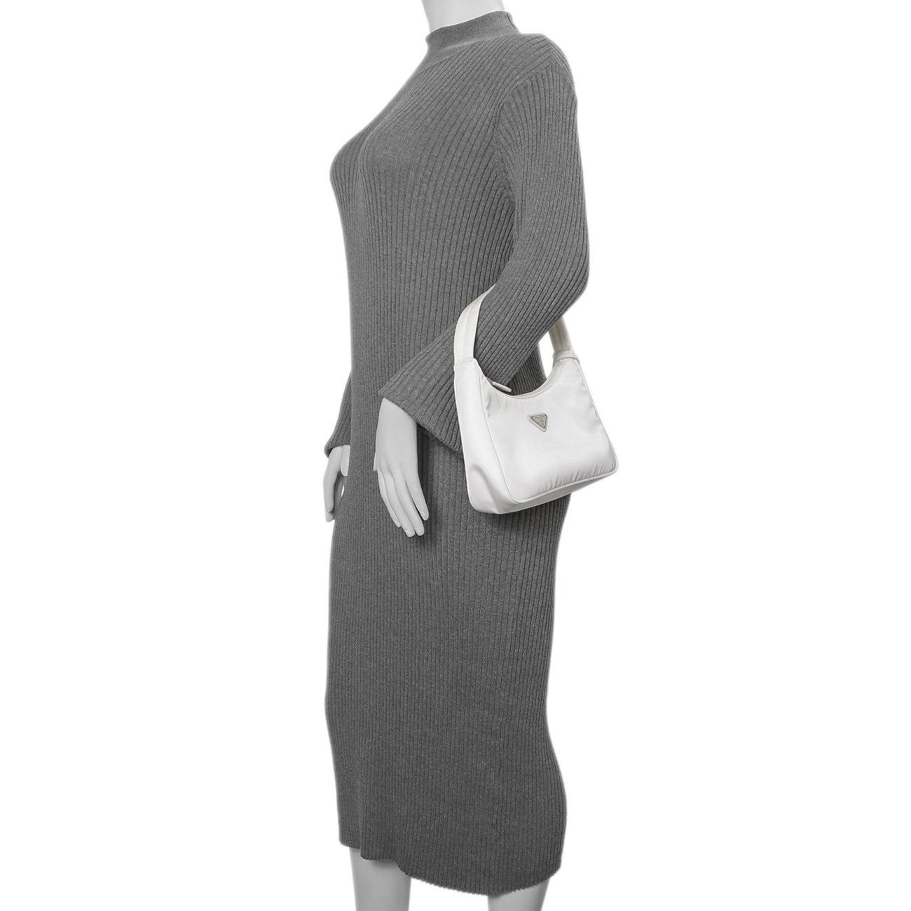 Exclusive Prada Bianco Re-Nylon Mini Re-Edition 2000 — Alternate View 7