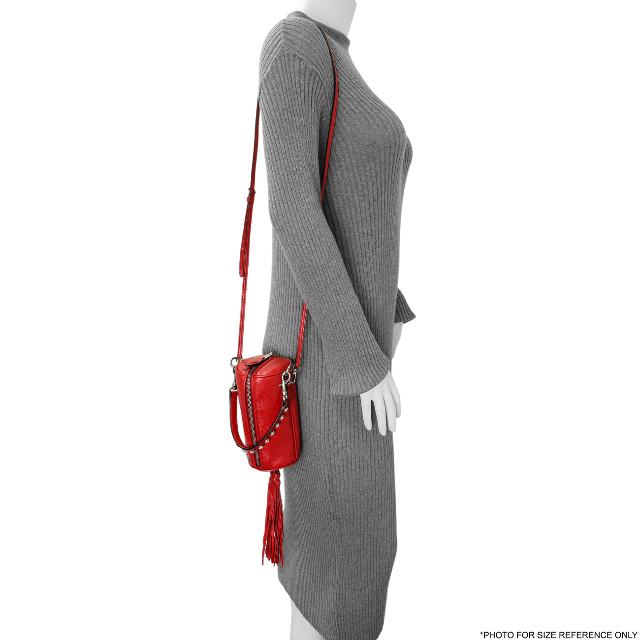 Exclusive Miu Miu Red Goatskin Tassel Crossbody — Alternate View 7