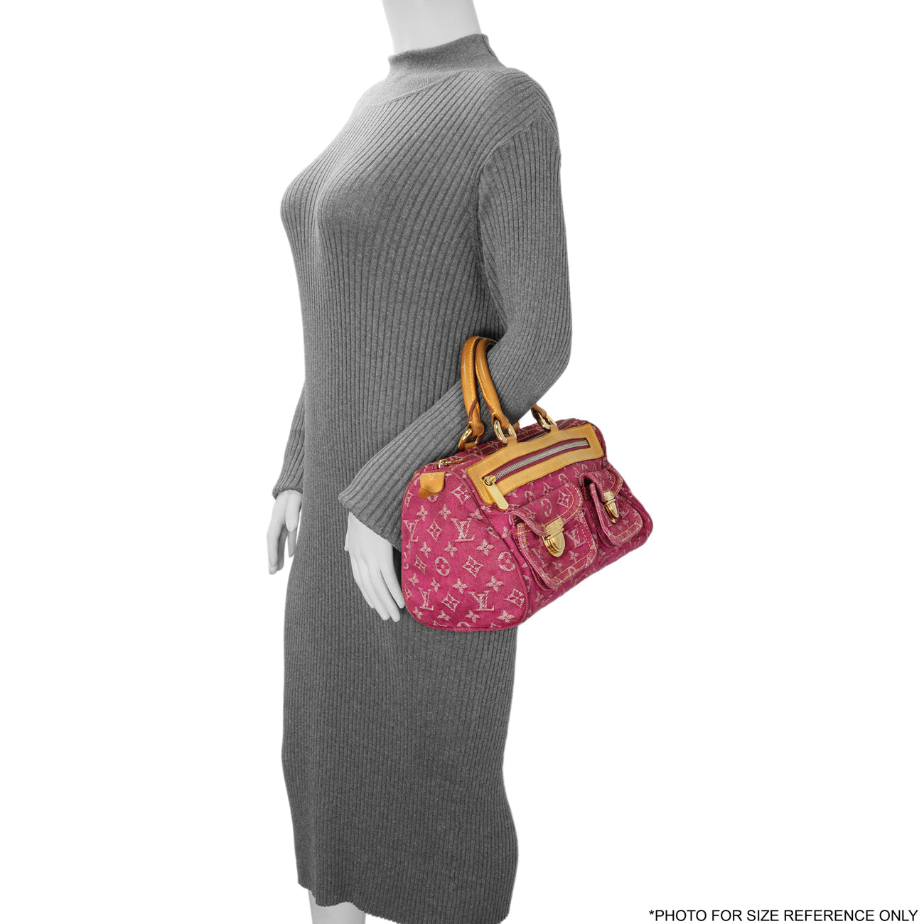 Exclusive Louis Vuitton Pink Monogram Denim Neo Speedy — Alternate View 14
