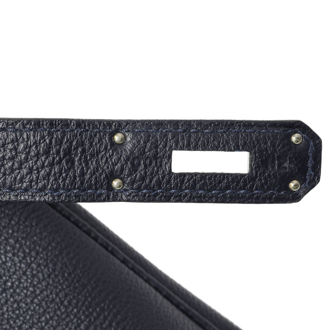 Exclusive Hermes Bleu Nuit Togo Birkin 35 — Alternate View 10