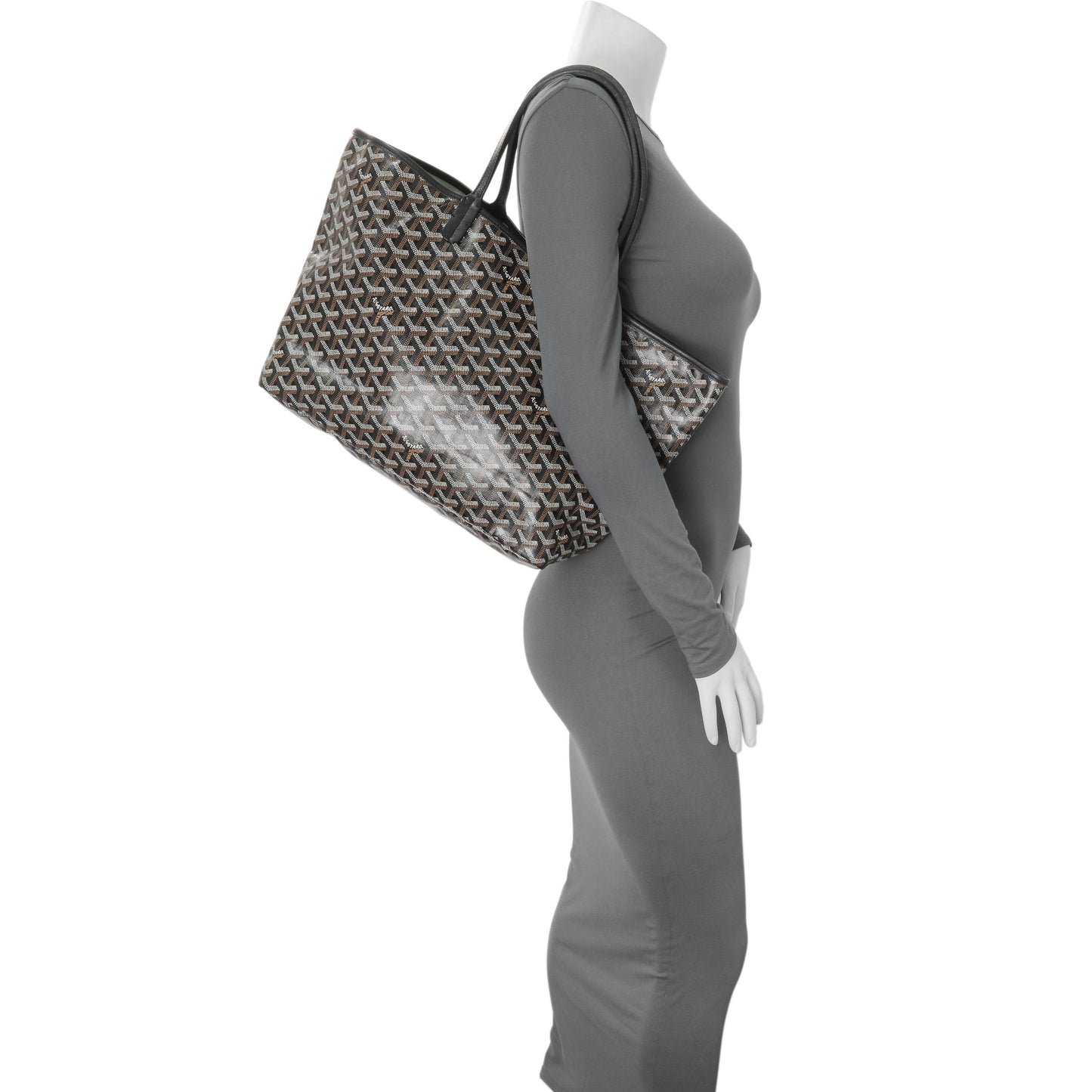 Exclusive Goyard Black Saint Louis Tote PM — Alternate View 9