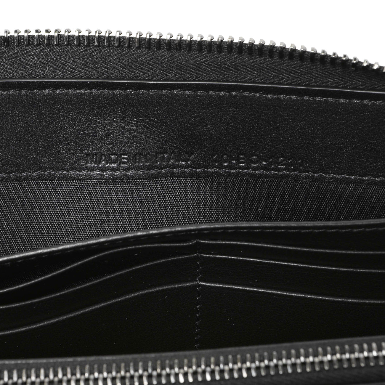 Exclusive Christian Dior Black CD Diamond Canvas Zipped Long Wallet — Lifestyle View