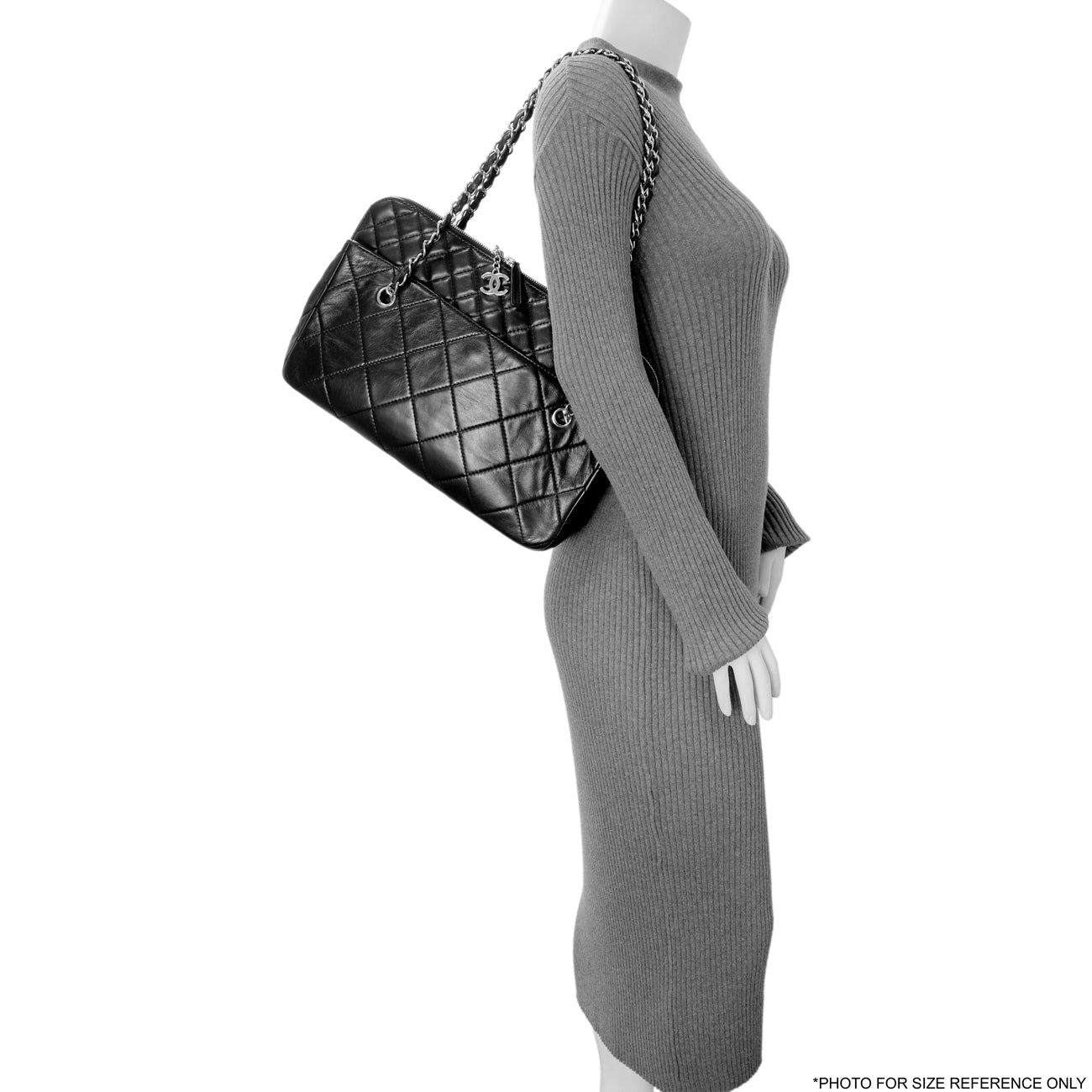 Exclusive Chanel Black Quilted Calfskin In The Business Camera Bag — Alternate View 8