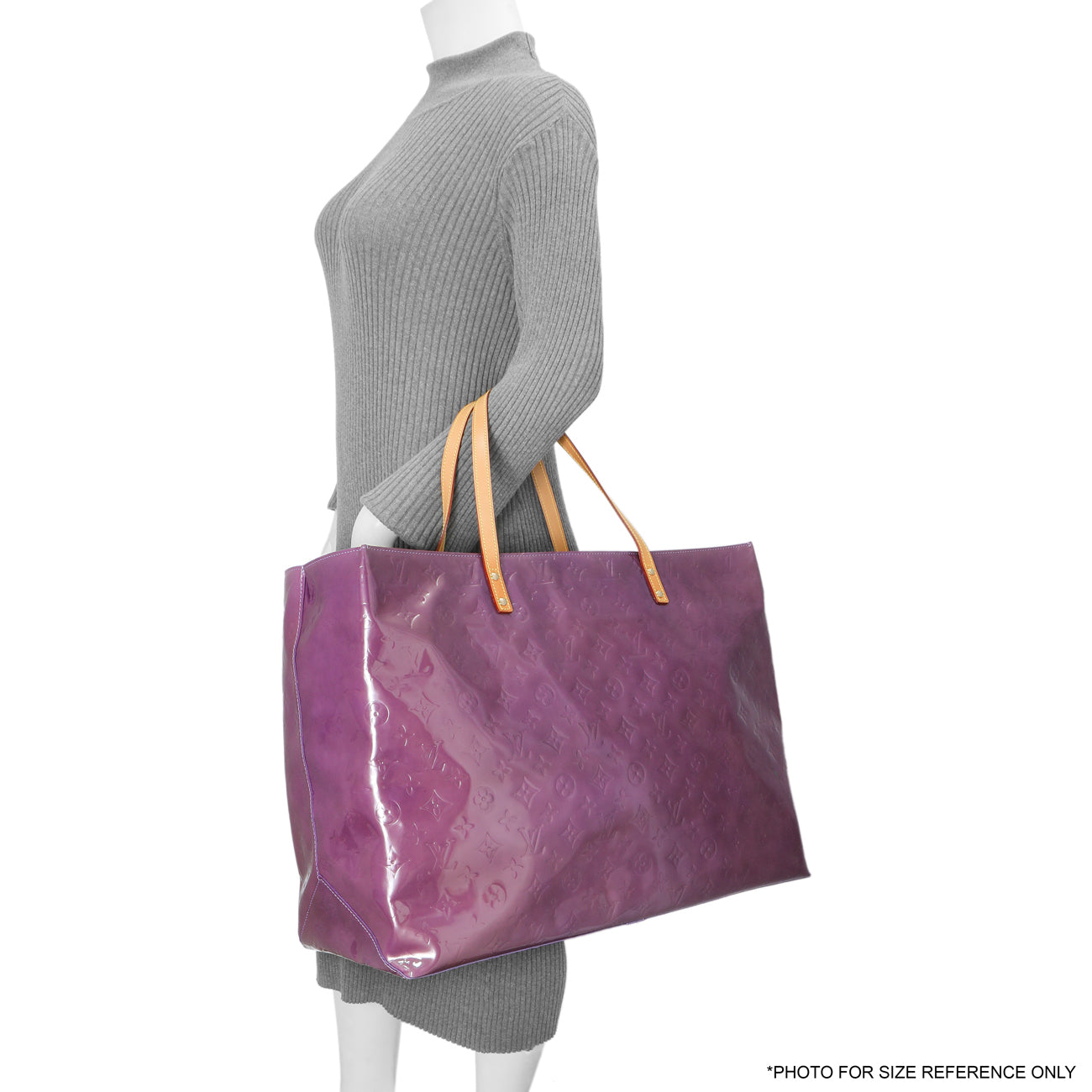 Exclusive Louis Vuitton Purple Vernis Reade GM — Alternate View 11