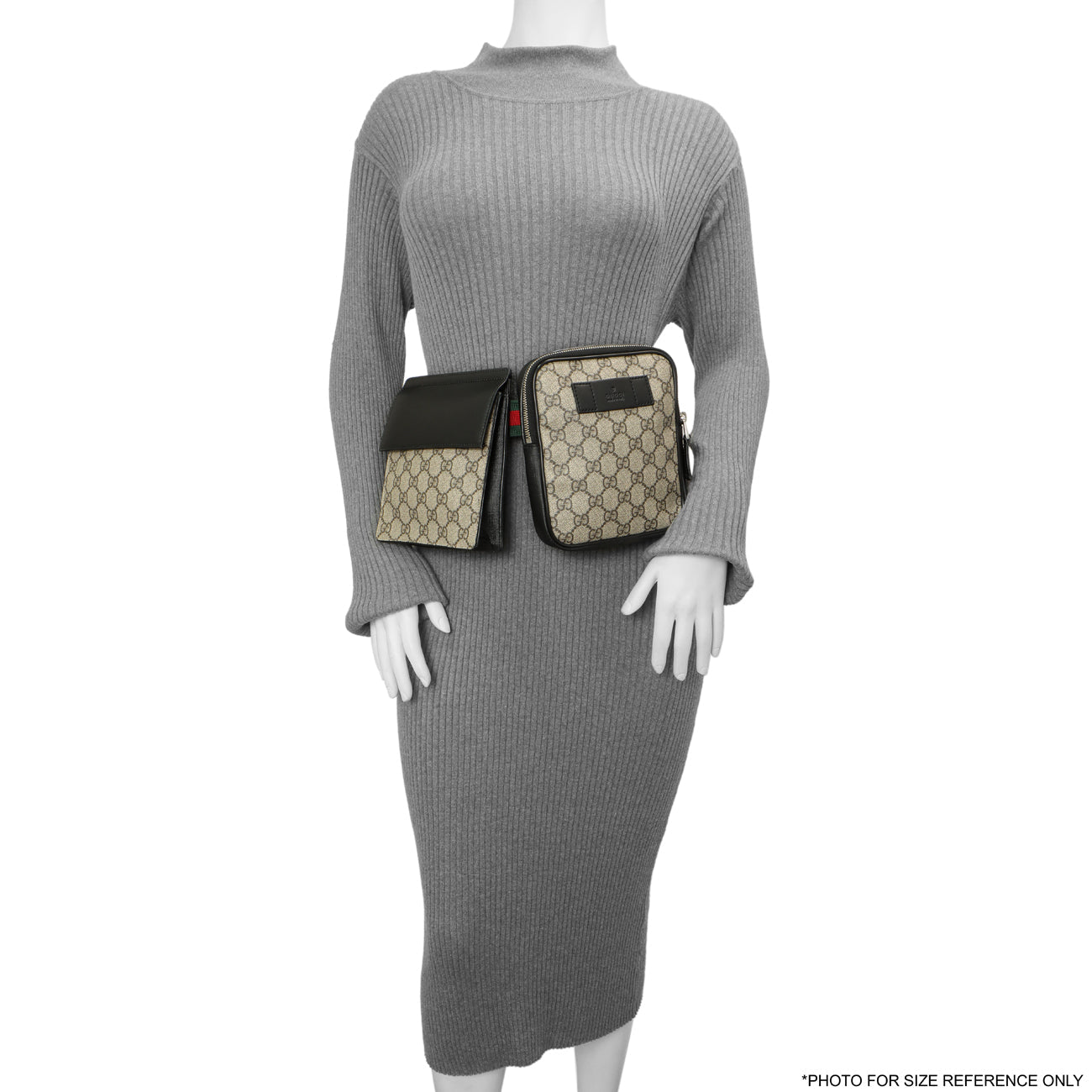 Exclusive Gucci GG Supreme Monogram Web Belt Bag — Alternate View 10