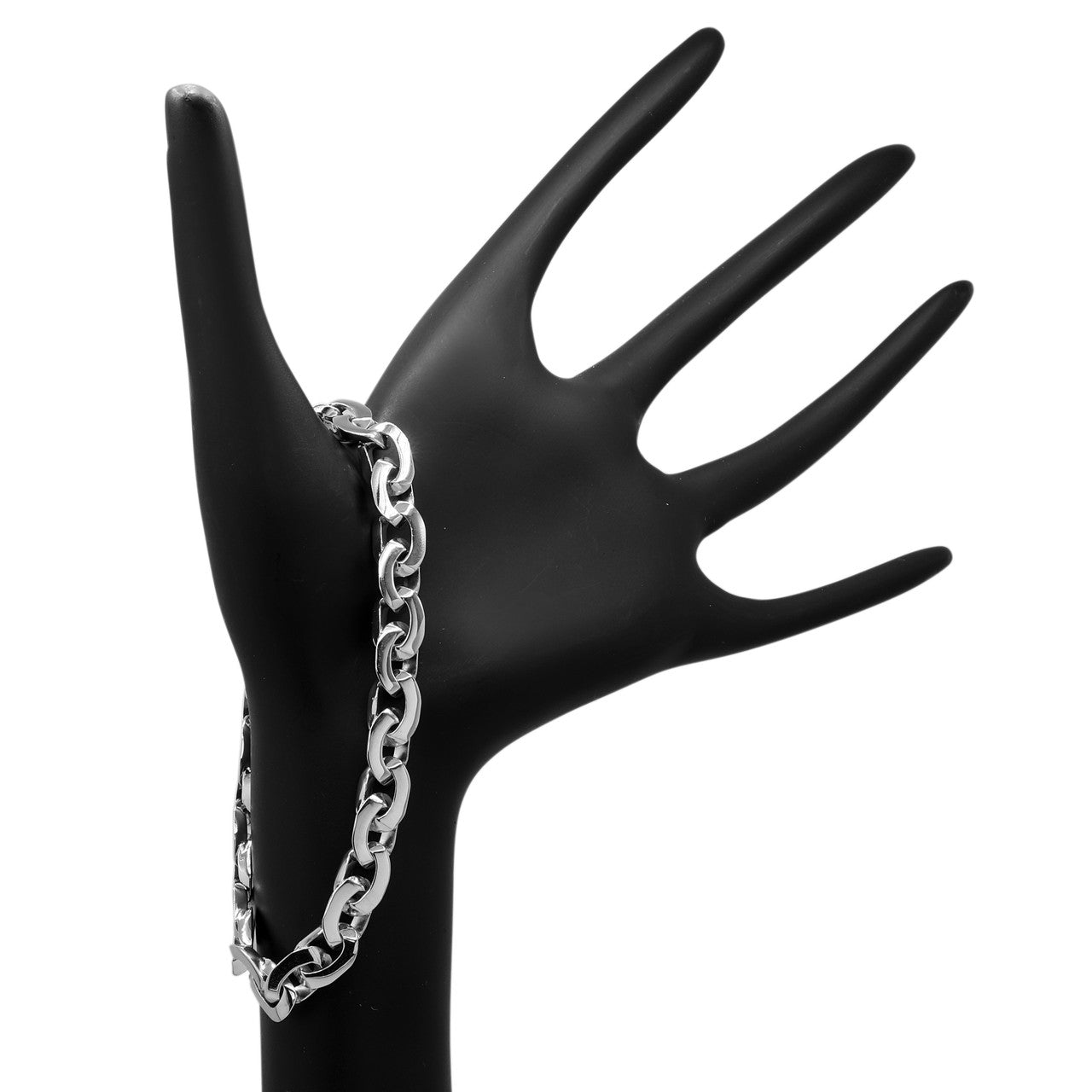 Exclusive 14K White Gold Link Bracelet — Back View