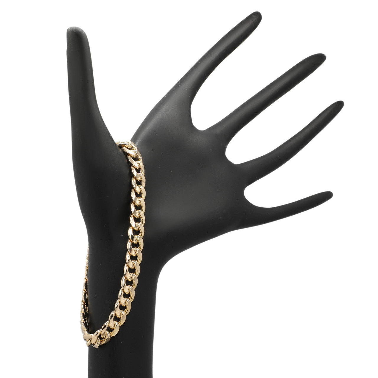 Exclusive 10K Yellow Gold Link Bracelet — Back View