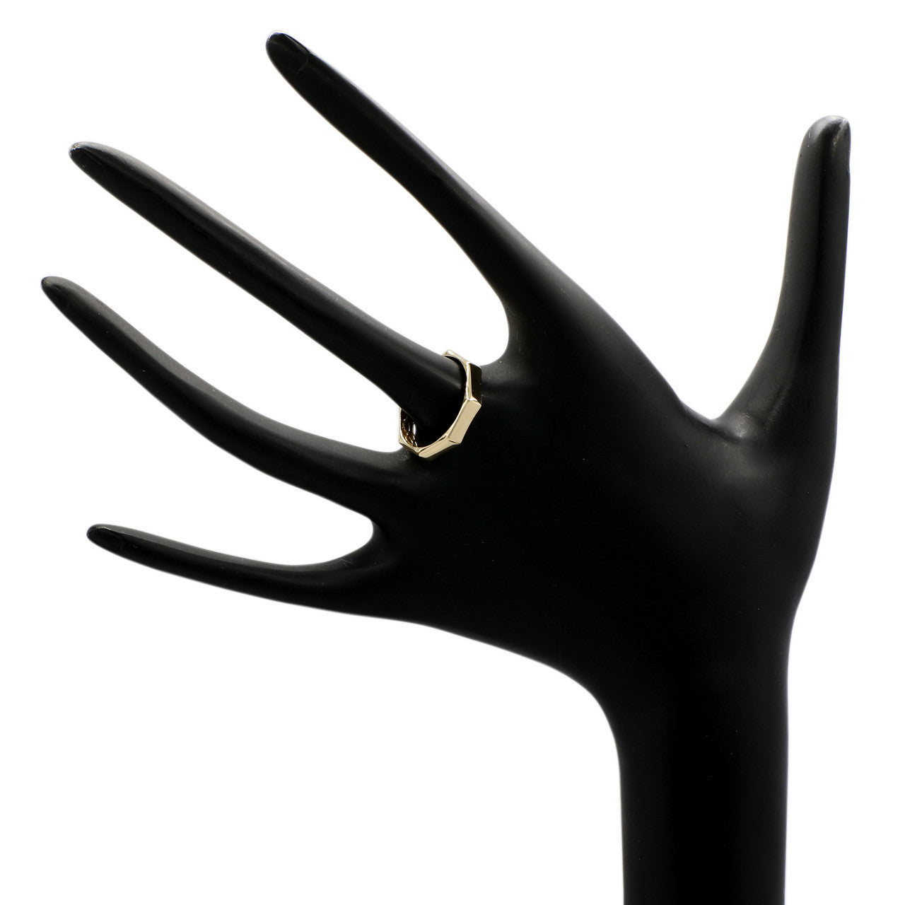 Exclusive 14K Yellow Gold Octogonal Ring — Back View