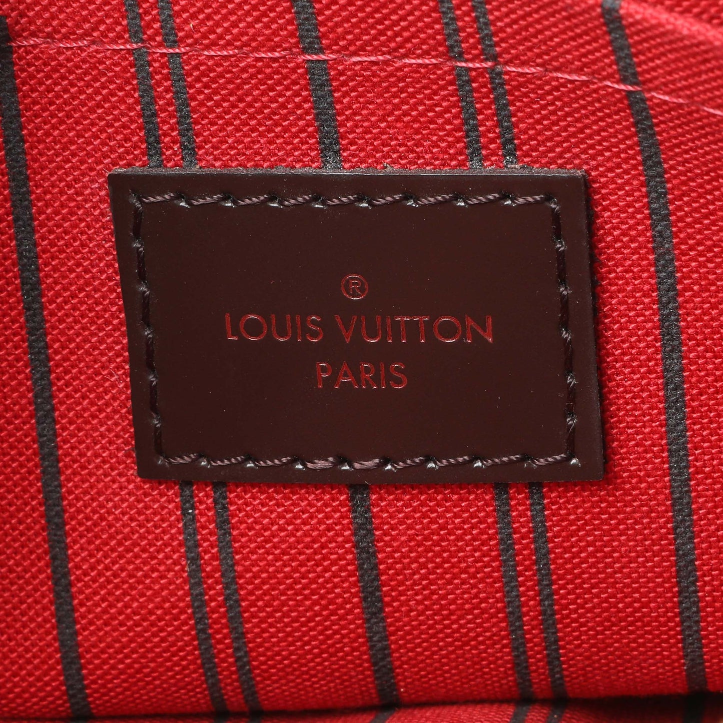 Exclusive Louis Vuitton Damier Ebene Neverfull MM — Alternate View 12