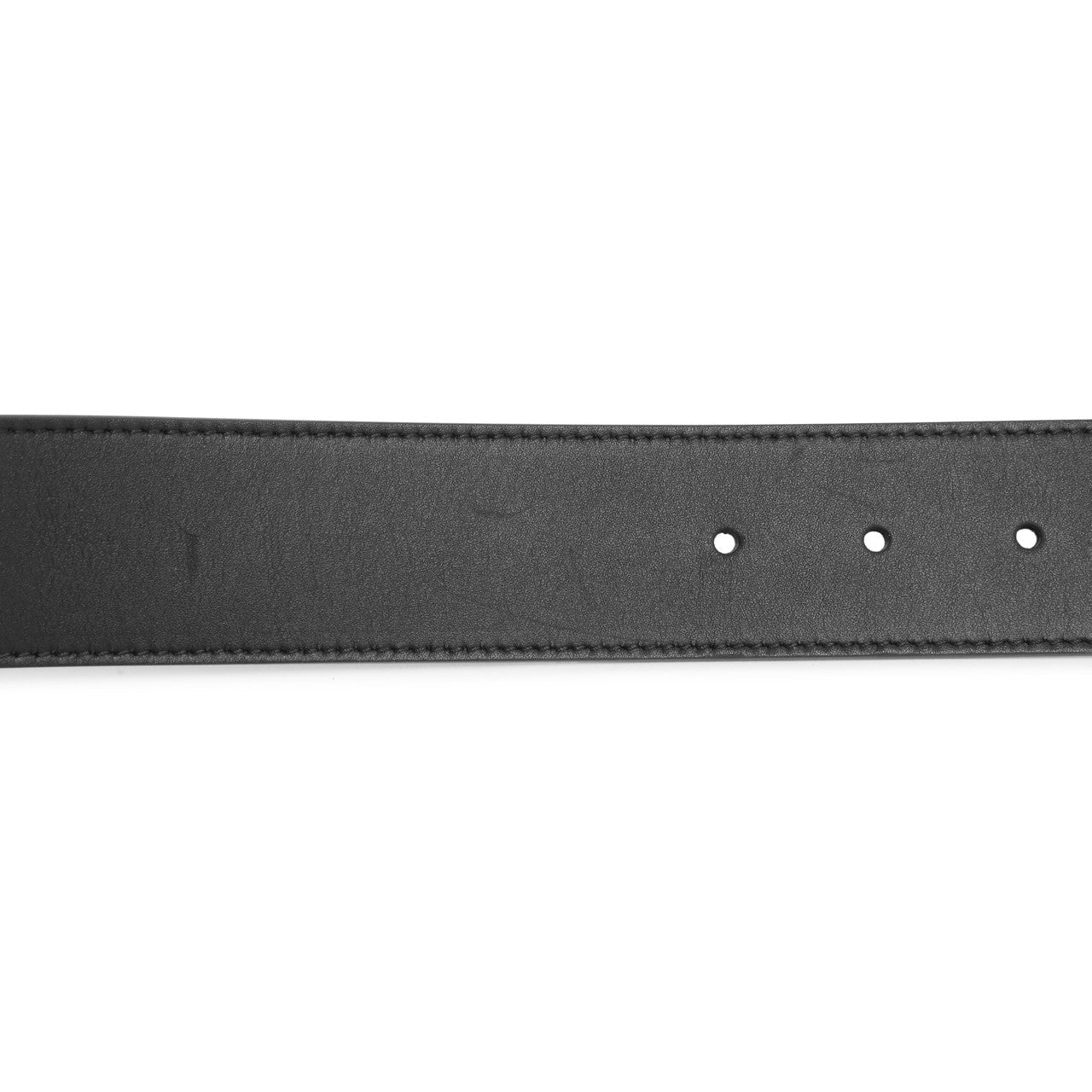 Exclusive Gucci Black Calfskin Double G 40mm Belt — Lifestyle View