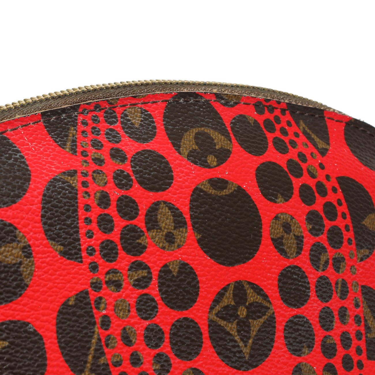 Exclusive Louis Vuitton Yayoi Kusama Monogram Pumpkin Dots Cosmetic Pouch — Alternate View 12