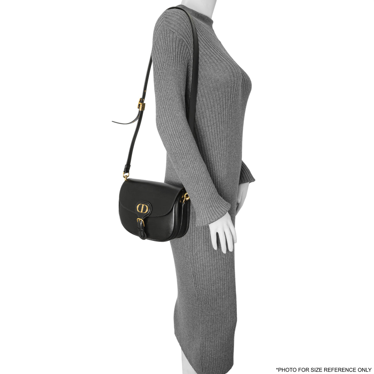 Exclusive Christian Dior Black Box Calfskin Medium Bobby Bag — Alternate View 7