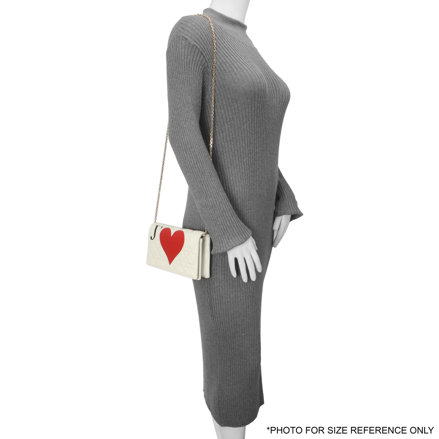 Exclusive Christian Dior Lambskin Cannage DiorAmour Lady Dior Clutch — Alternate View 19