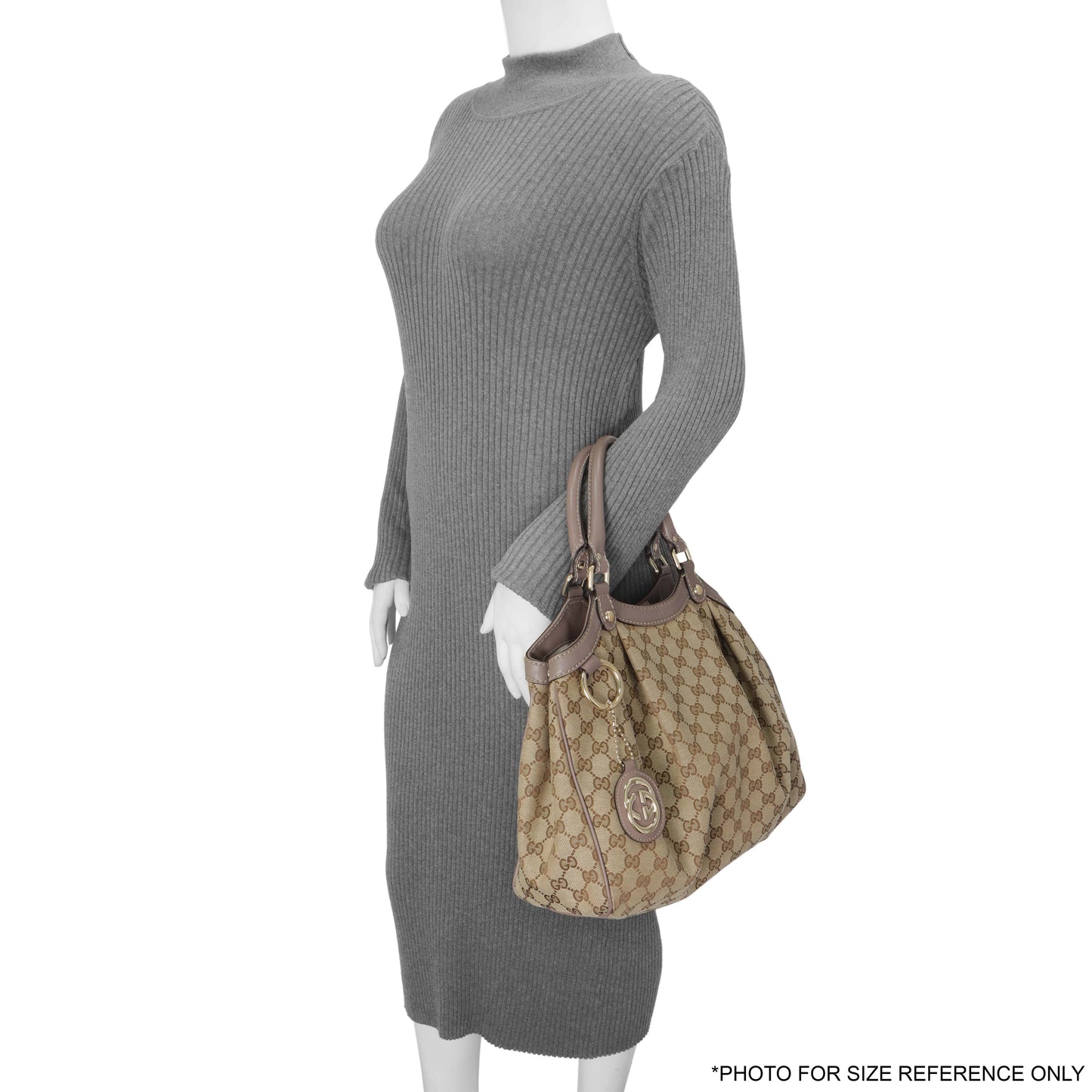 Exclusive Gucci Mauve Monogram Medium Sukey — Alternate View 11