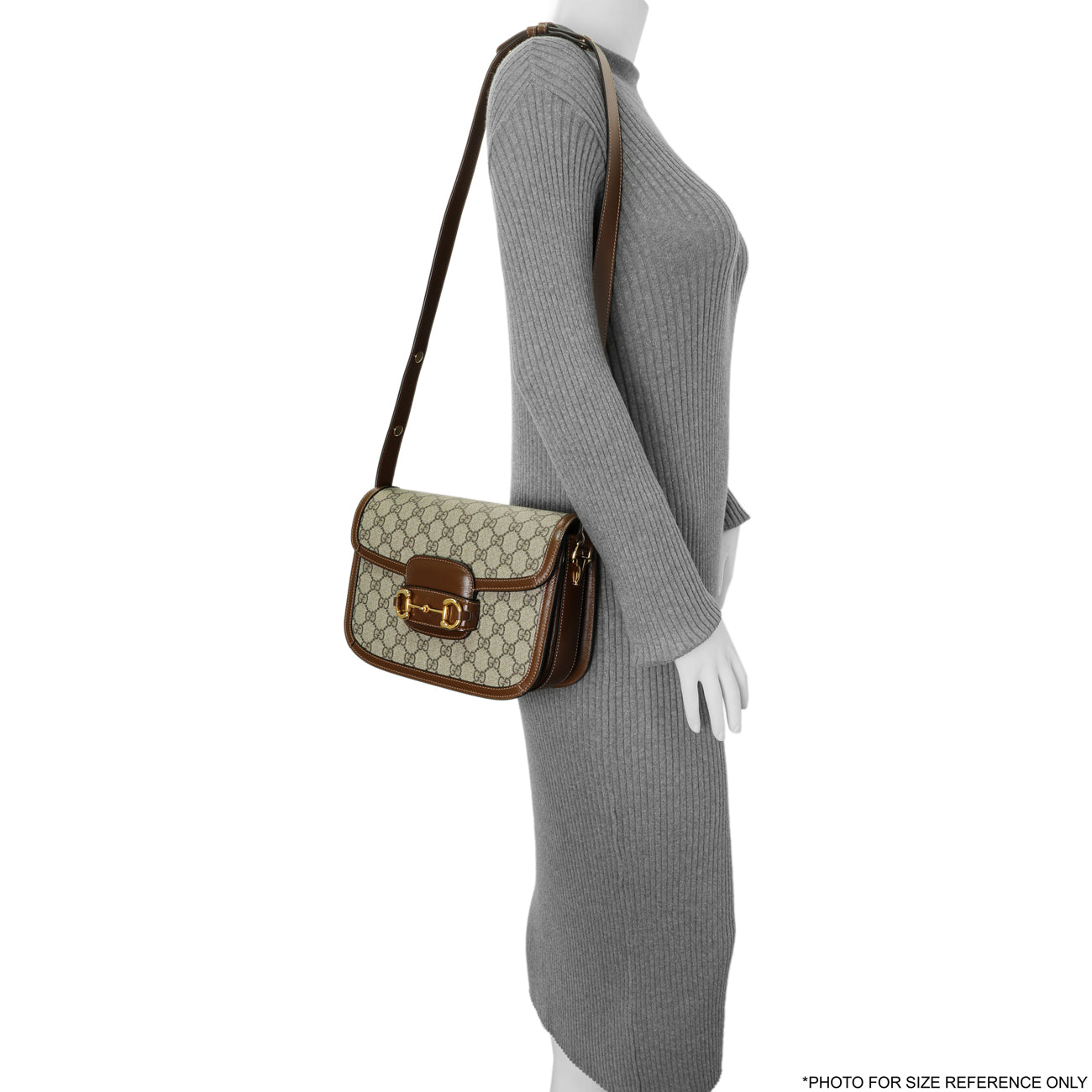 Exclusive Gucci GG Supreme Monogram Medium Horsebit 1955 Shoulder Bag — Alternate View 7