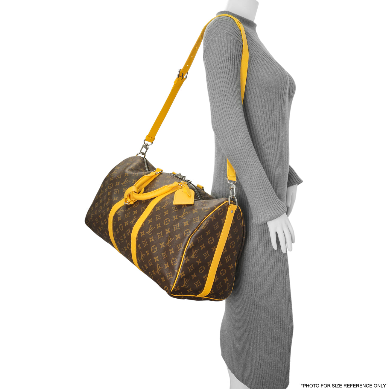 Exclusive Louis Vuitton Monogram Macassar Keepall Bandouliere 50 — Lifestyle View