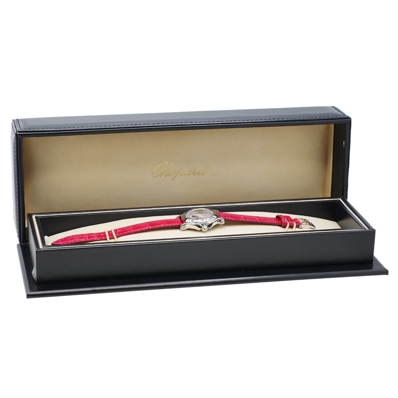 Exclusive Chopard Stainless Steel Happy Sport Watch 27/8423 — Lifestyle View