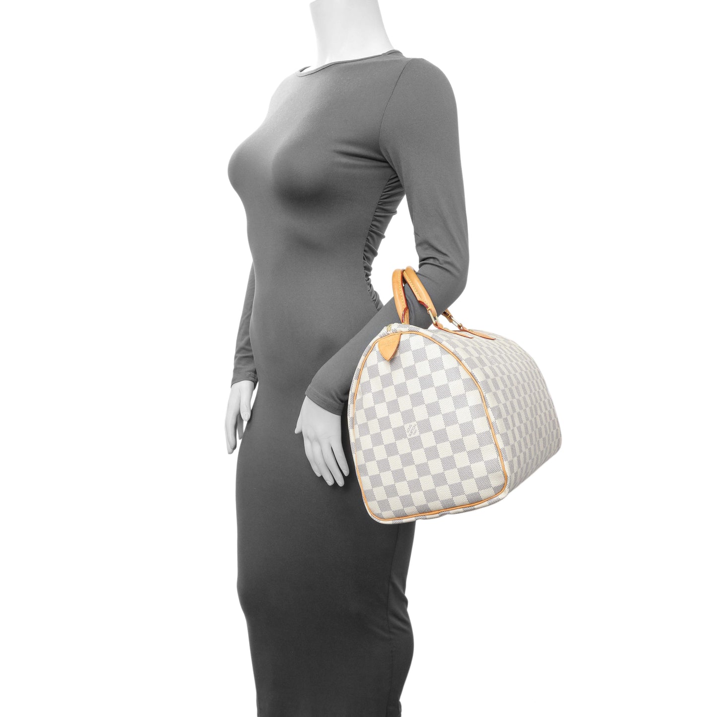 Exclusive Louis Vuitton Damier Azur Speedy 35 — Alternate View 13