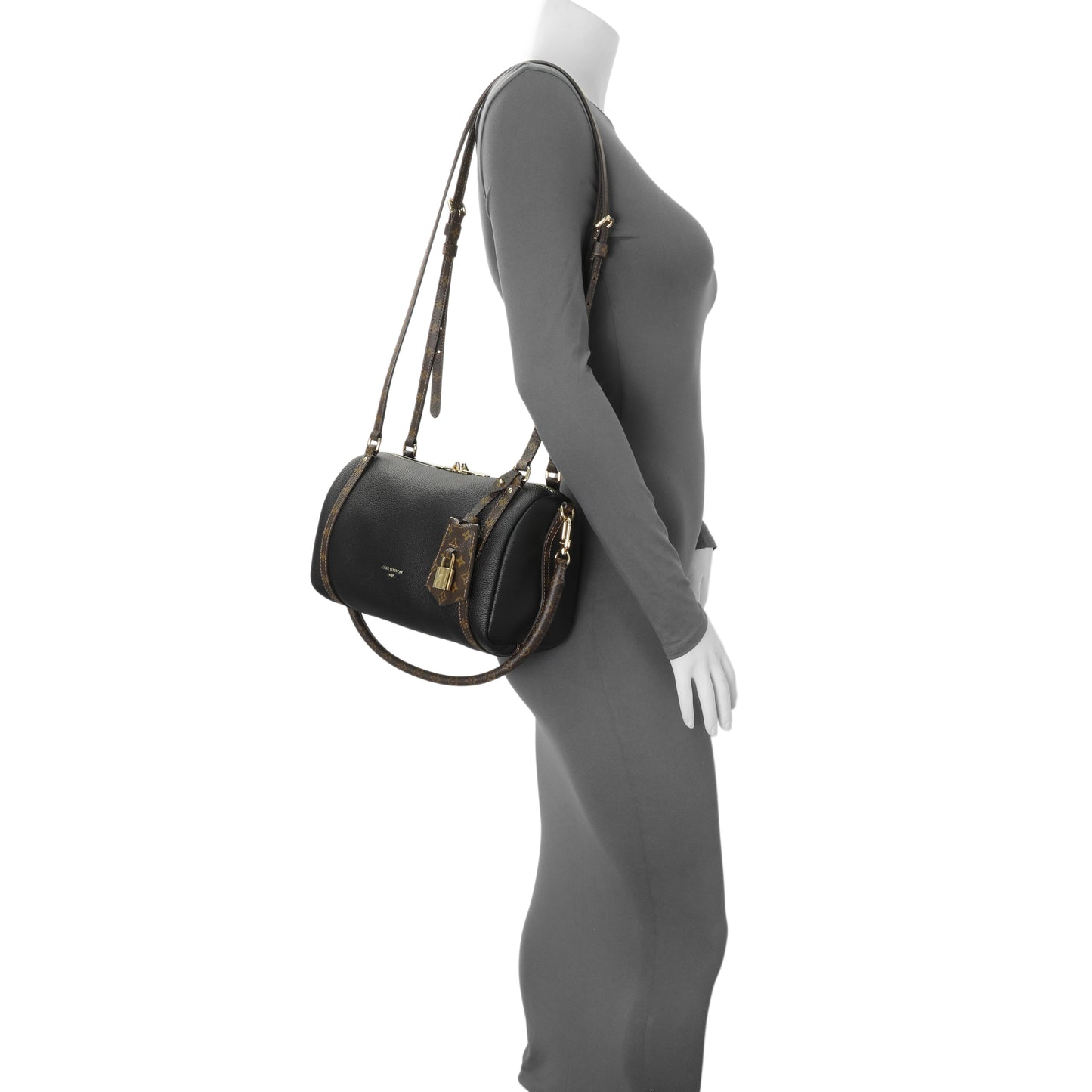 Exclusive Louis Vuitton Black Calfskin Monogram Express PM — Alternate View 7